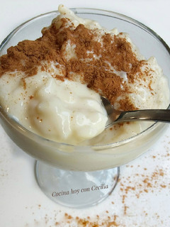Una foto de Arroz con leche elaborado con la "Monsieur Cuisine Plus"