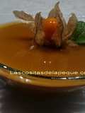 Moouse de chocolate con gelatina de physalis