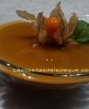 Moouse de chocolate con gelatina de physalis