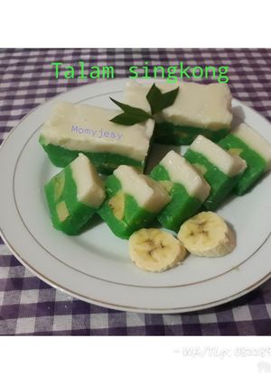 Foto resep Talam singkong isi pisang