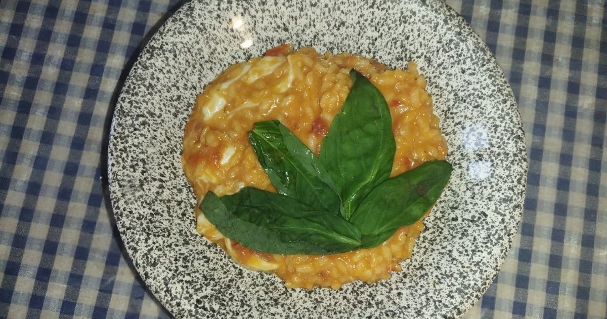 Mozzarella Risotto My Delicious Tomato Mozzarella Risotto – An Italian Specialty Recipe by ...