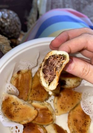 صورة لوصفة فطاير بحشو المسخن