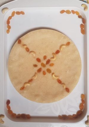 A picture of Rava sweet Appam.