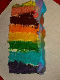 Una foto de Torta 🦄 Arcoiris 🌈