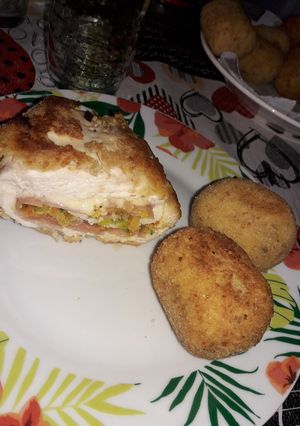 Una foto de Pechuga rellena
