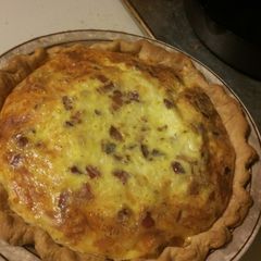 A picture of Fluffy Extra Cheesy Quiche Lorraine.