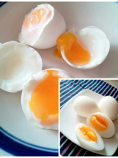 Una foto de Huevos perfectos pasados por agua o cocidos