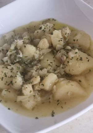 Una foto de Patatas con bacalao (Nota 8)
