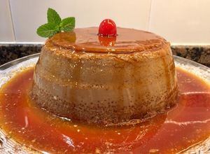 Foto principal de Flan de chocolate con leche y vainilla