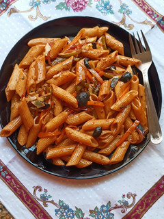 A picture of One Pot Penne Pasta With Vegetables.