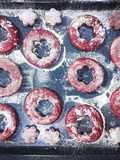 Donut Red Velvet Susu - Red Yeast Rice