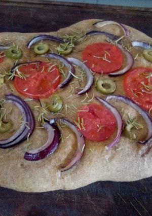 Una foto de Focaccia integral