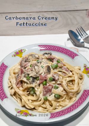 Foto resep Carbonara Creamy Fettuccine