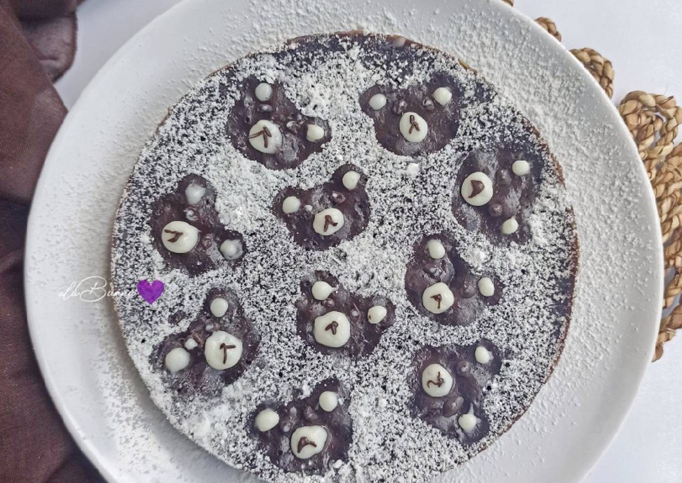 460. Cake Cokelat Eggless (tanpa - mixer, oven,pengembang)
