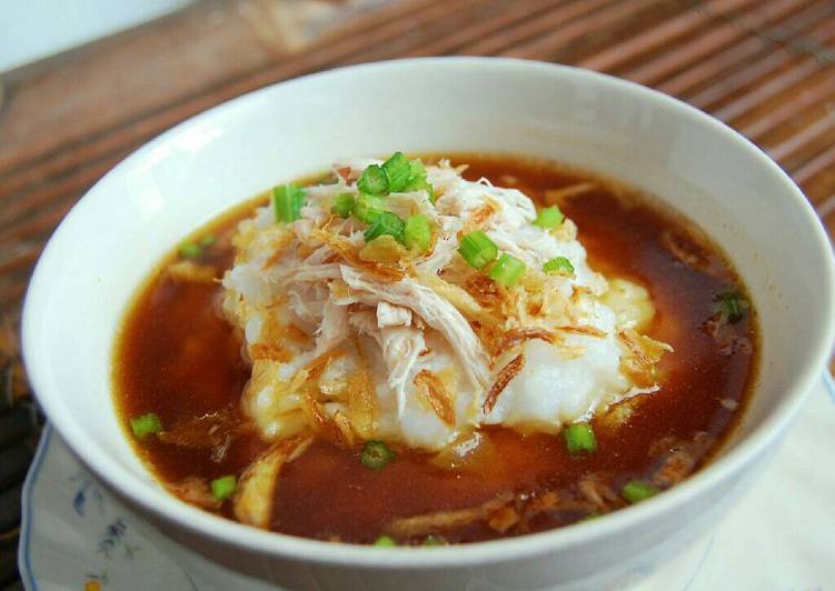 Resep Bubur Ayam Khas Palembang (Resep Kuah) oleh cookinguni - Cookpad
