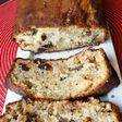 Banana, date and walnut loaf