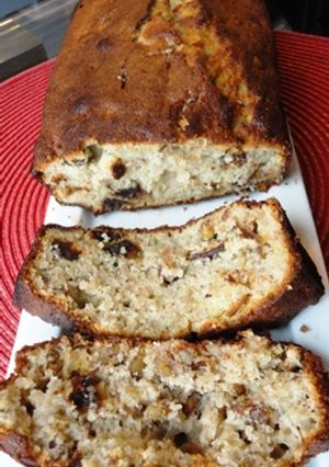 A picture of Banana, date and walnut loaf.