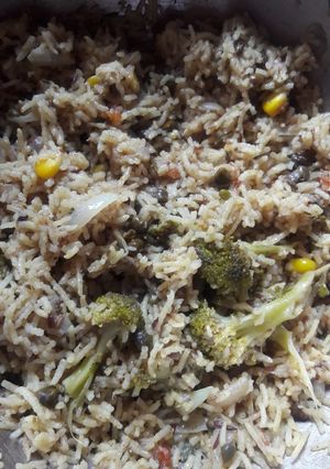 A picture of Seasonal Spring Pulao.