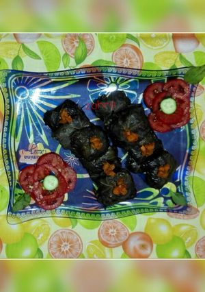 عکسی از دستور دلمه برگ مو😋😋