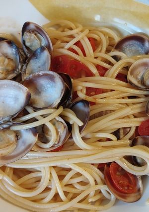 A picture of Spaghetti alle Vongole.
