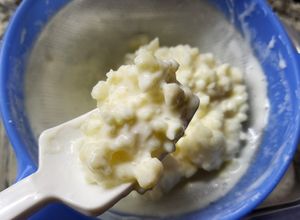 Una foto de Como descongelar nódulos kéfir(de leche)