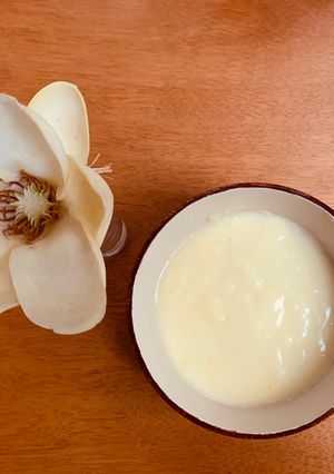 Una foto de Crema de mandarina sin azúcar