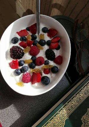 صورة لوصفة زبادي بالشوفان دايت