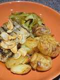 Roasted Cod with Smashed Potatoes