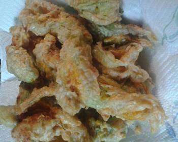 Without Fail Make Recipe Cheese stuffed zucchini blossoms Home Style