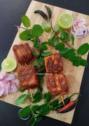 A picture of Grilled Paneer.