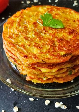 A picture of Oats Tomato Pancake.
