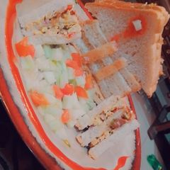 A picture of Veg sandwich house.