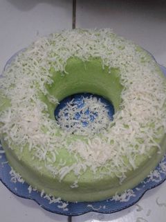 Foto resep Bolu Kukus Pandan Keju