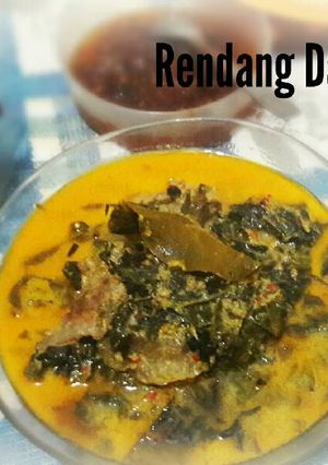 Foto resep Rendang Daun Singkong