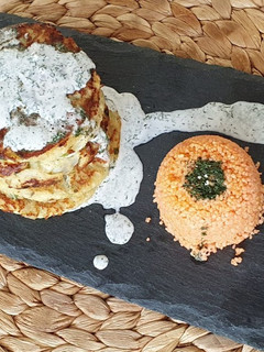 Una foto de Mini hamburguesas de bacalao