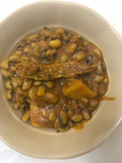 A picture of Beans and yam porridge.