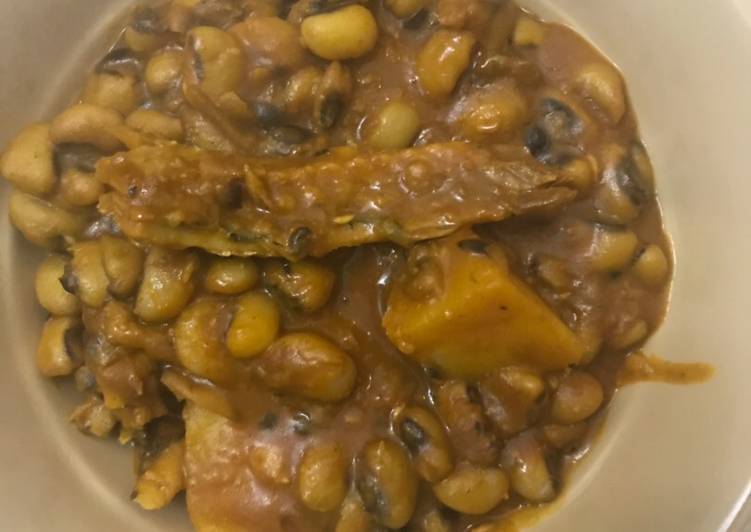 Recipe of Any-night-of-the-week Beans and yam porridge