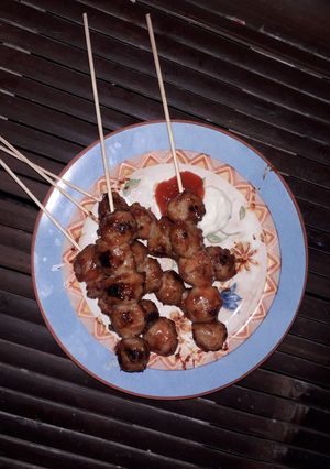 Foto resep Bakso Bakar Saos Barbeque