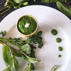 A picture of Mint chutney recipe.