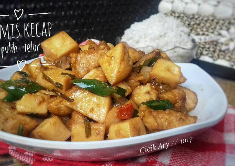 Tumis kecap putih telur