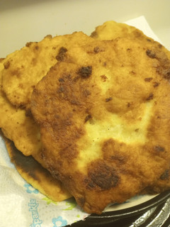 A picture of Feta Cheese Fried Flatbread.