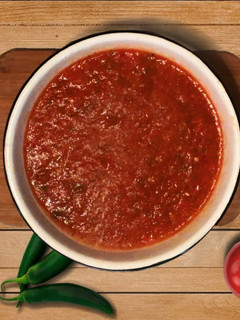 Una foto de Salsa Roja de Jitomate con Serrano