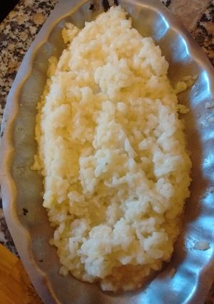 Una foto de Ensalada de arroz con ralladura de limón