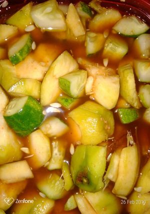 Foto resep Asinan kedondong dan ketimun....seger