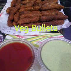 A picture of Veg Bullets.