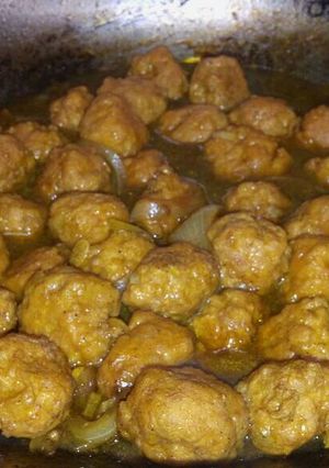 Foto resep Bola bola daging lada hitam