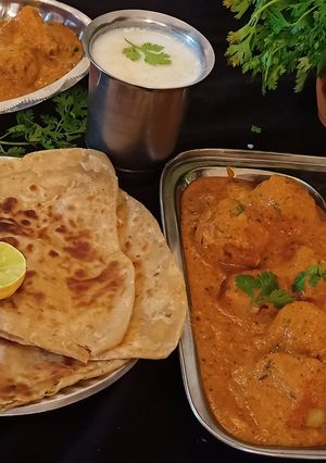 A picture of Punjabi Dum Aloo.