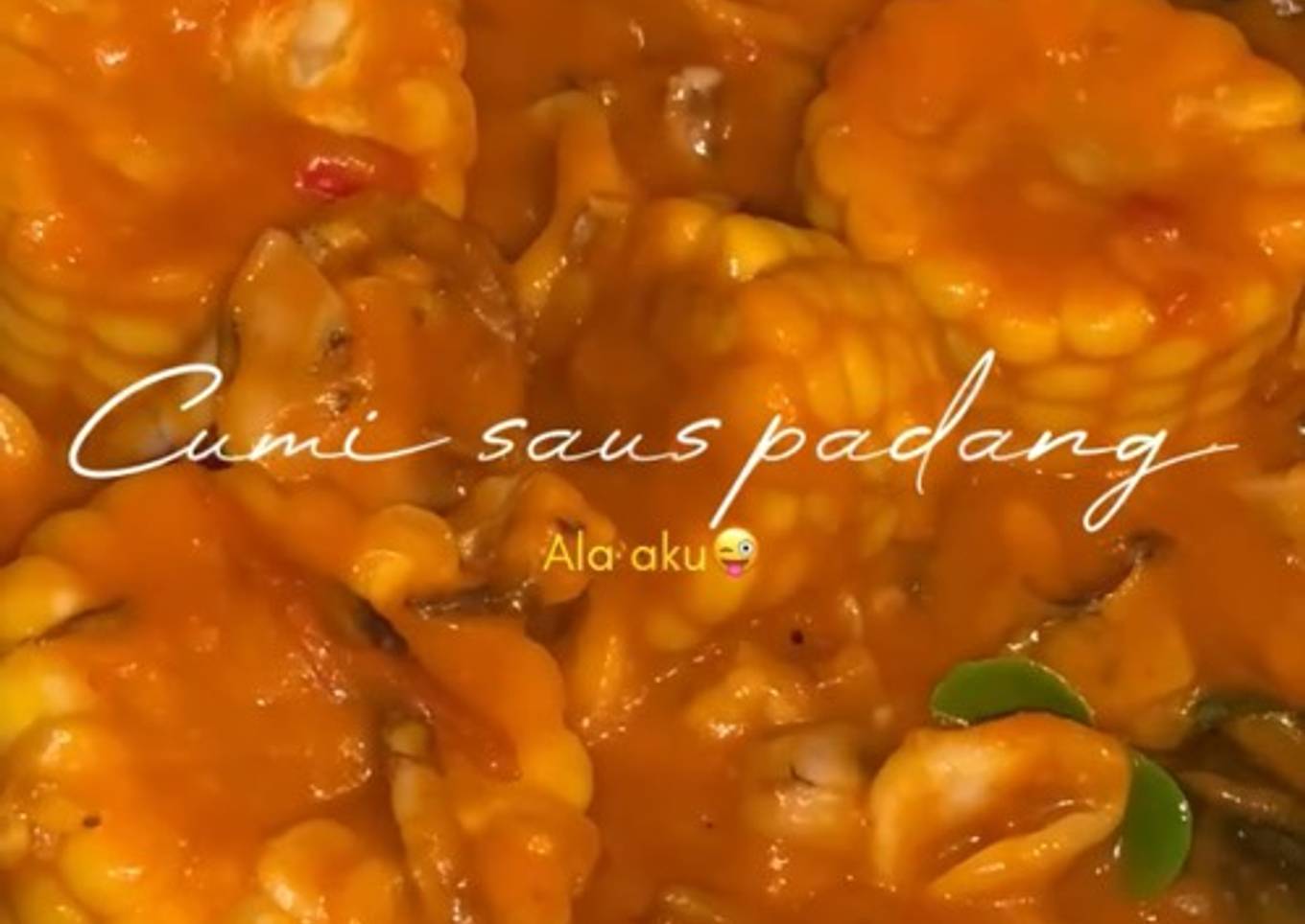 Cumi saus padang