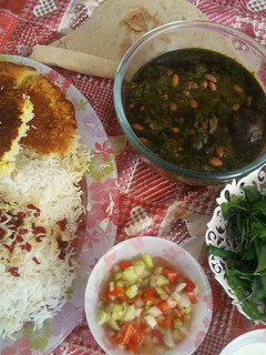 عکسی از دستور قرمه سبزی