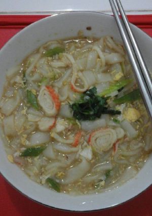 Foto resep Kwetiau kuah simple gak pake ribet